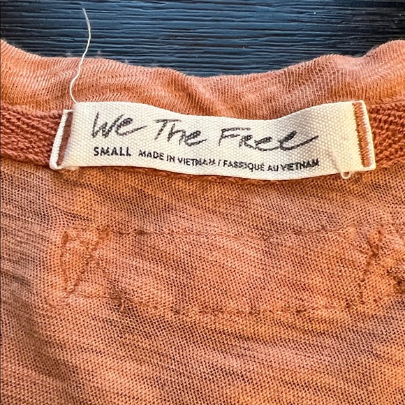 We The Free Light Coral Long Sleeve Tee and Intimately Free Bundle . - Picture 2 of 11